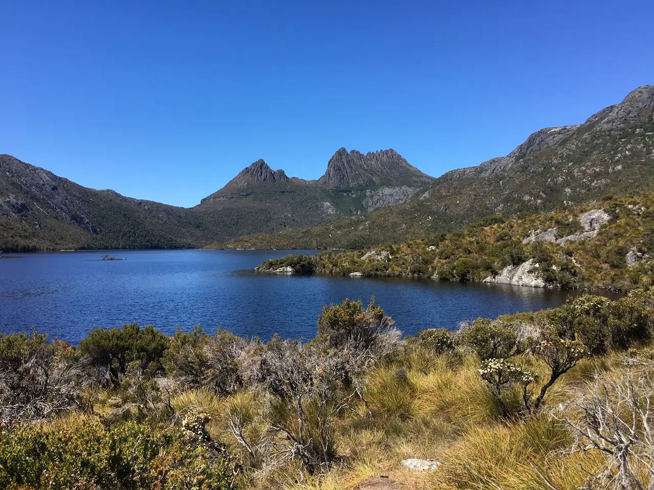 Cradle Mountain over Dove Lake, Tasmania